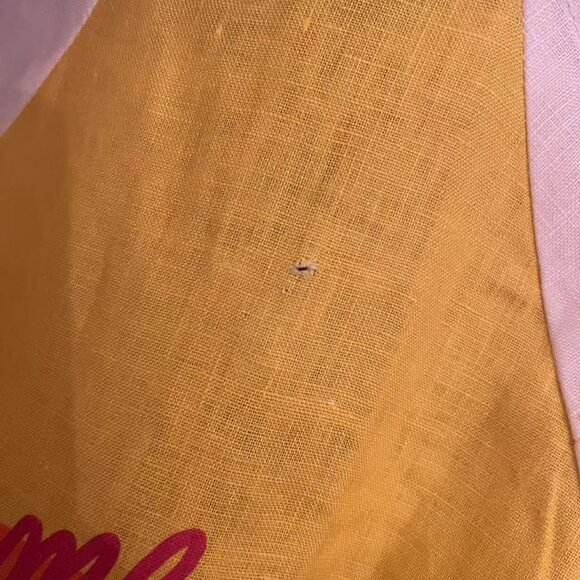 NWOT ALEMAIS Paradiso Linen Mini Shirtdress Size 6 Missing belt - Picture 16 of 16